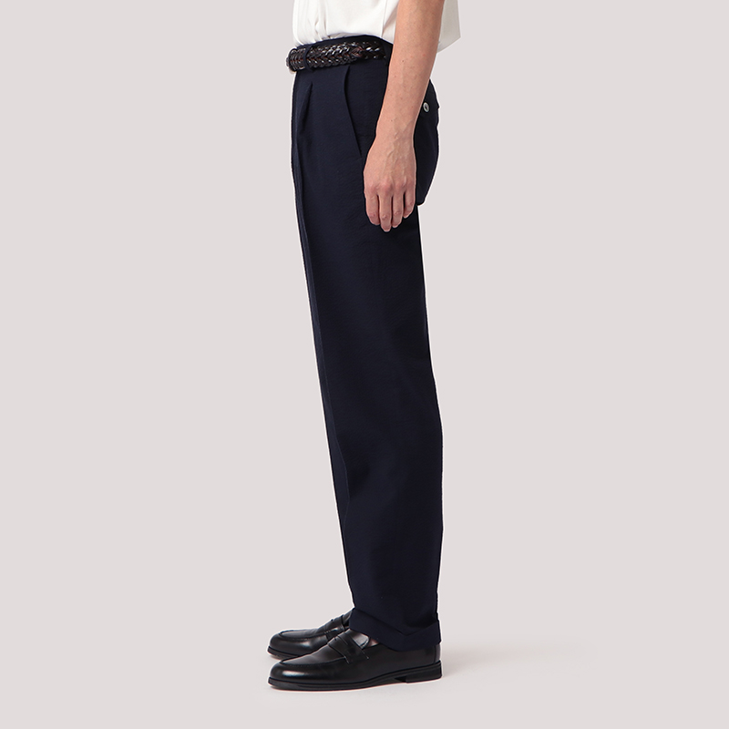 TEIJIN MENS SHOPのシアサッカー ジャケット 日本製】シアサッカーワンタックセットアップパンツ | TEIJIN