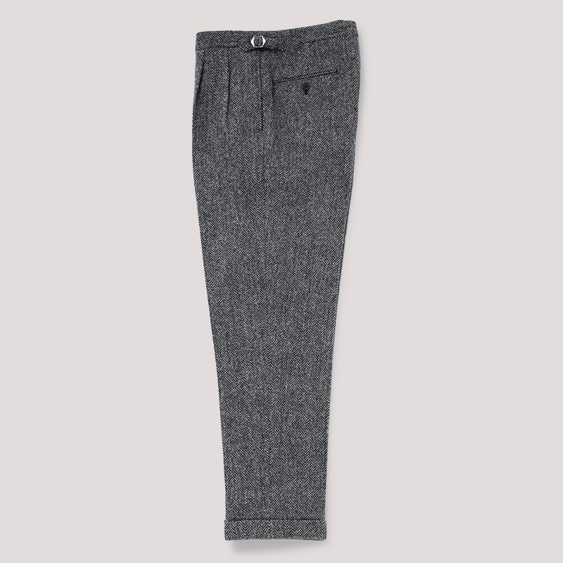 ハリスツイード（R）生地使用 ツータックパンツ | TEIJIN MEN'S
