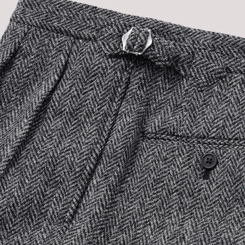 ハリスツイード（R）生地使用 ツータックパンツ | TEIJIN MEN'S