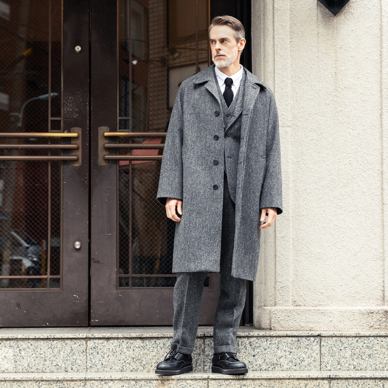Harris Tweed 100% チェスターコート　レディースM 楽天市場】ハリスツイード コート（種類（コート・ジャケット